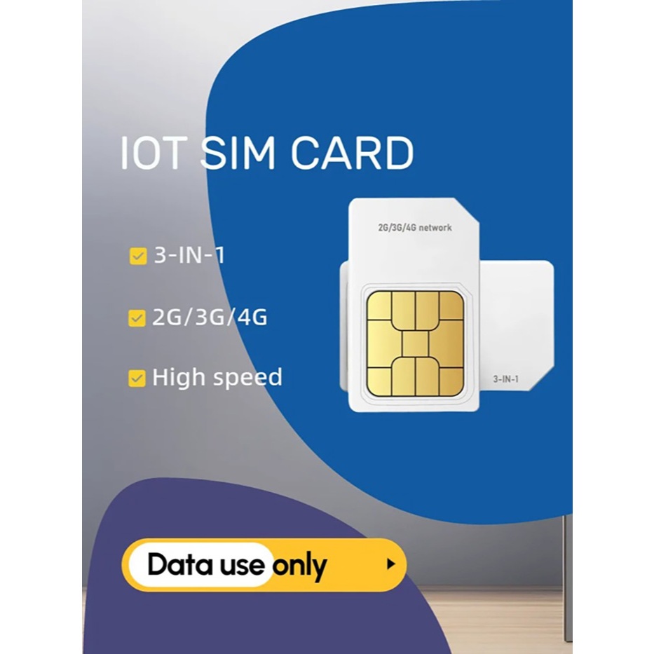 2G/3G/4G Simcard 360M Data SIM Card for GPS Tracker Yearly Renew Zero ...