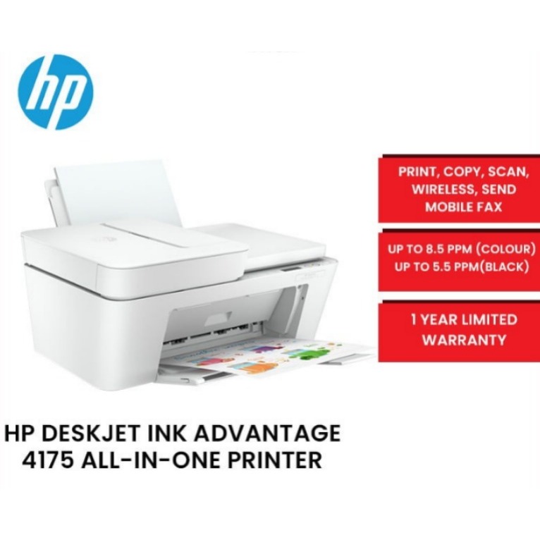 HP Deskjet Ink Advantage 4175 All-In-One Printer | Shopee Malaysia