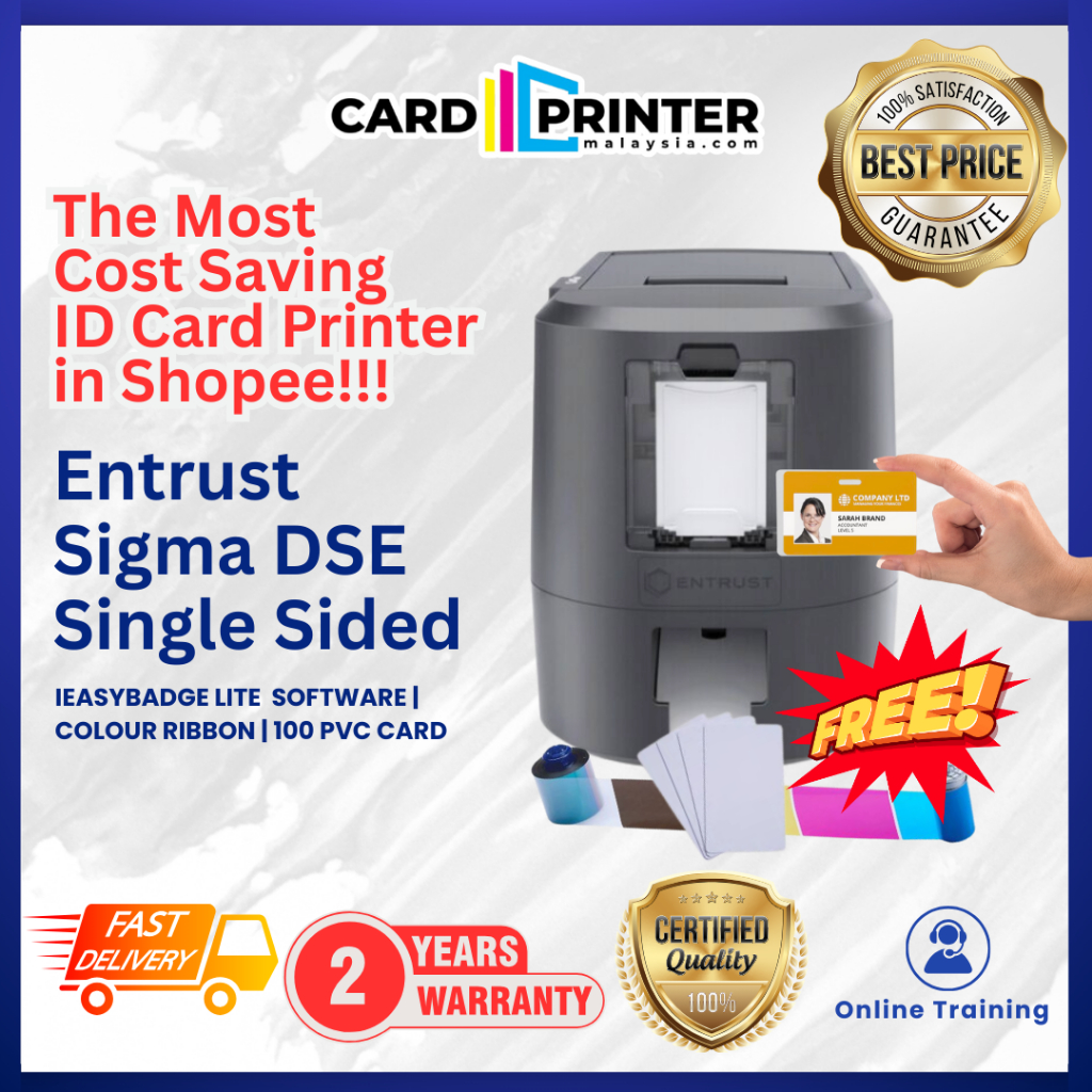 Entrust Datacard SIGMA DSE Single Side USB Ethernet Port ID Card ...