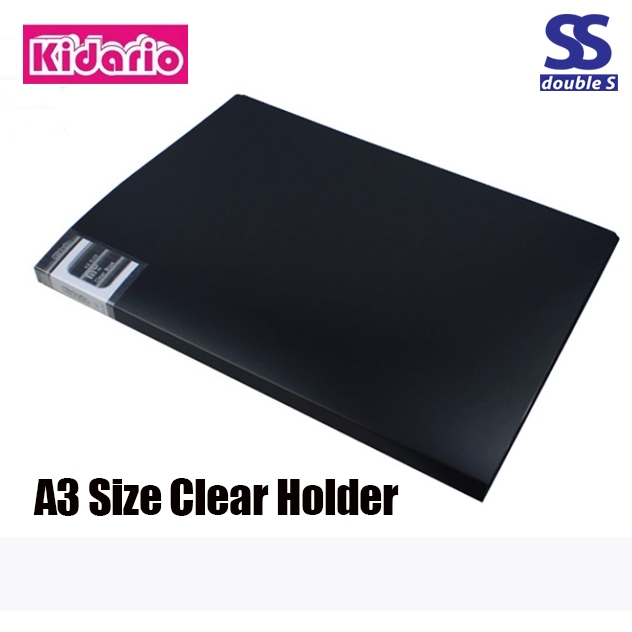 Kidario A3 Clear Book A3-KA320 / 20 Pockets / Document File / Plastic ...