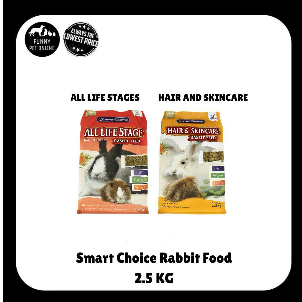 Smartz Choice Rabbit Food 2.5kg (Skin rabbit feed/ All life Stage)🔥ALEX ...