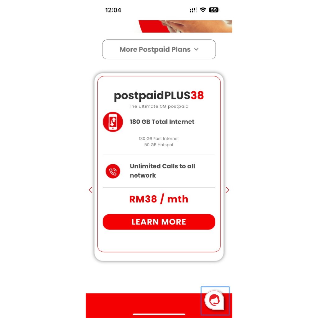 Redone PostpaidPLUS38 180GB coverage celcom tiada kontrak ( self ...