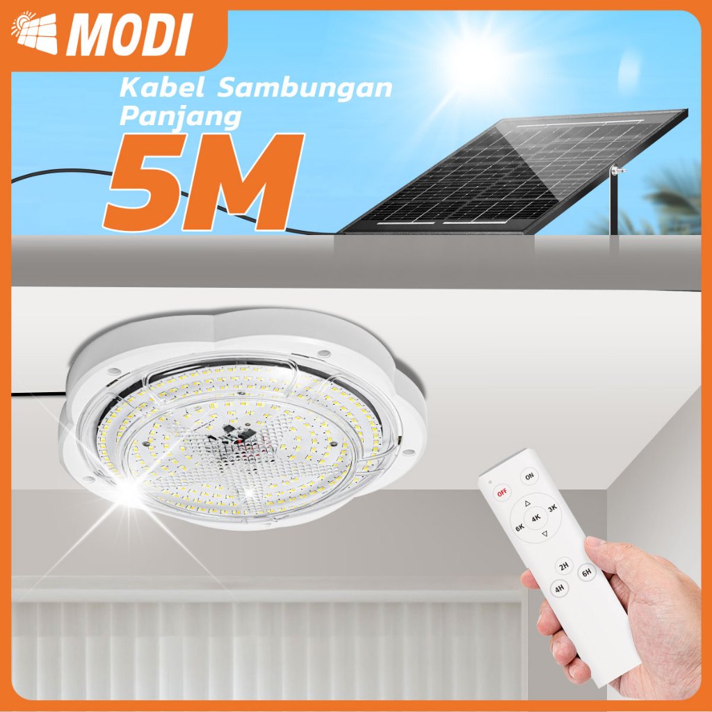MODI Solar Ceiling Light LED 200W 280W 400W with remote control Ceiling ...