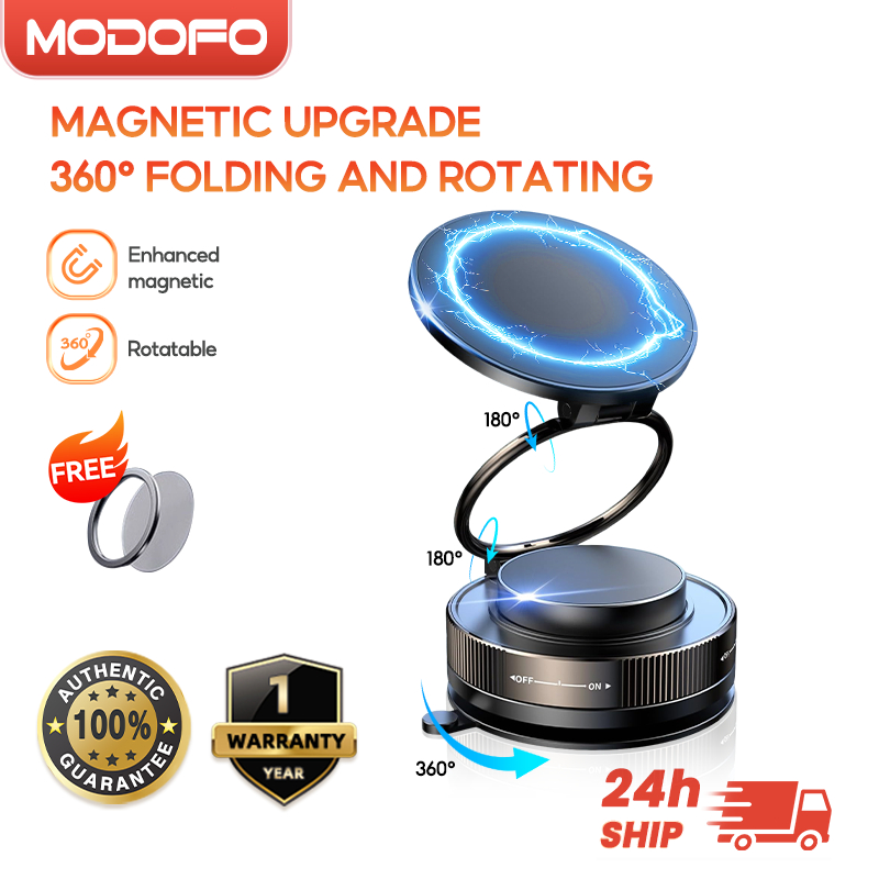 MODOFO 360° Rotating Magnetic Phone Holder Foldable & Retractable ...
