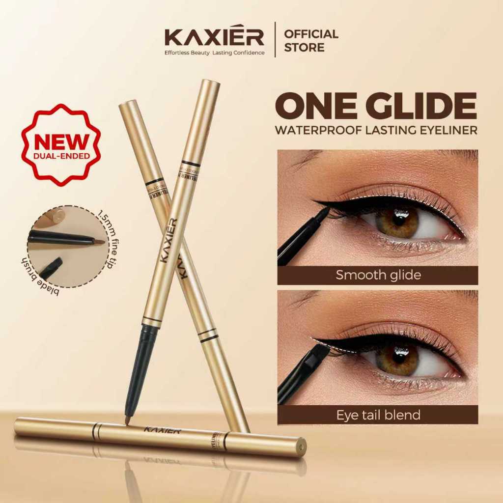 KAXIER Dual-Ended Eyeliner Slim Gel Eyeliner Pen Precisely Depicted ...