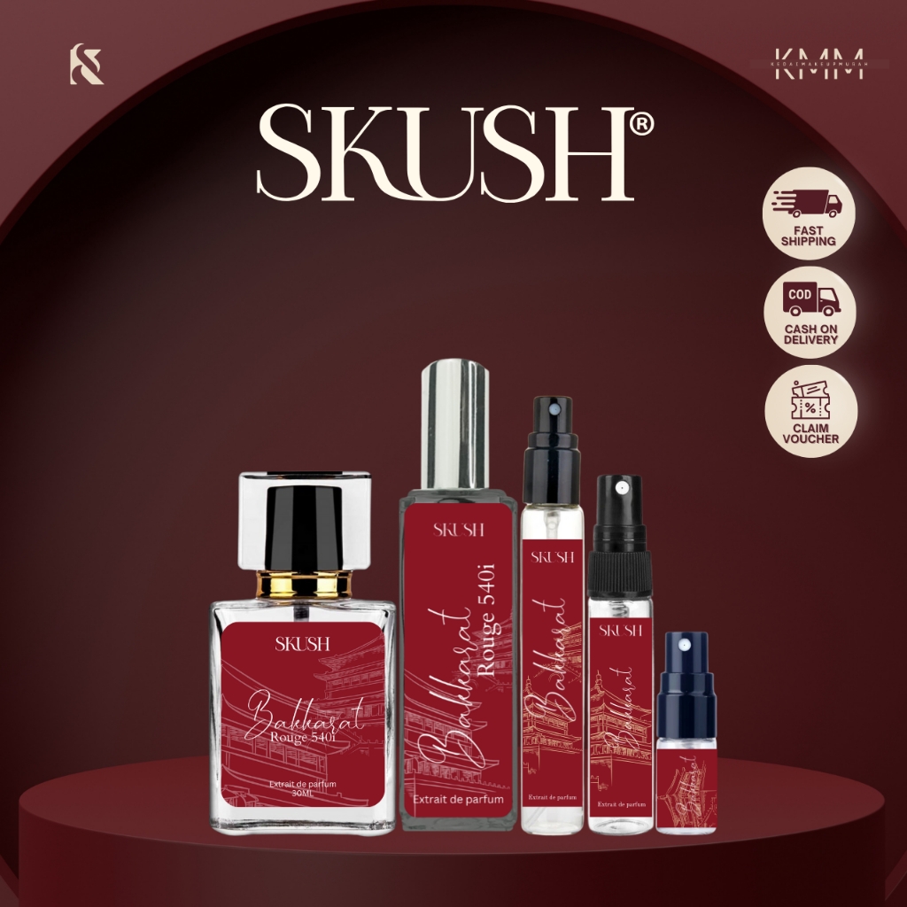 SKUSH BAKKARAT Body Perfume Tahan Lama Women Perempuan Lelaki Minyak ...
