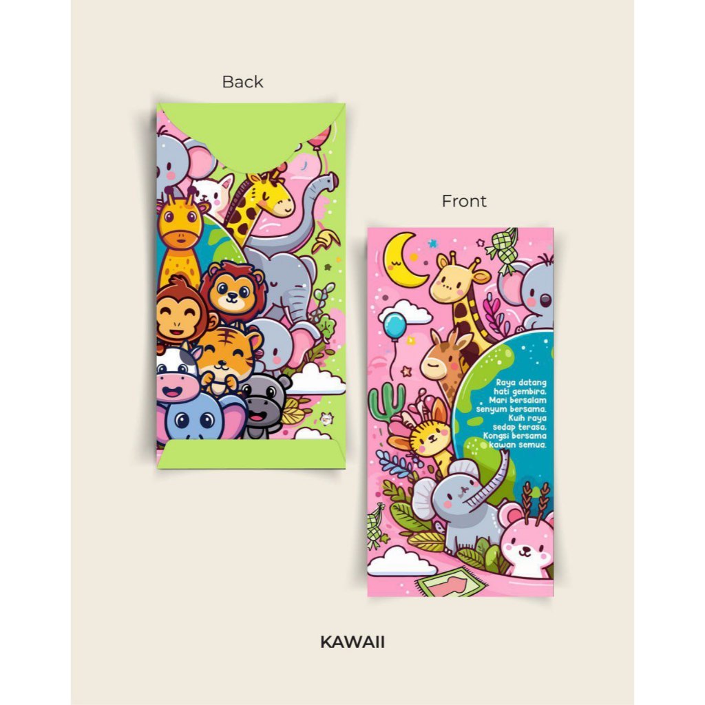 Sampul Raya 2026 | Raya Packet 2026 | Kids Edition Design | Eksklusif ...