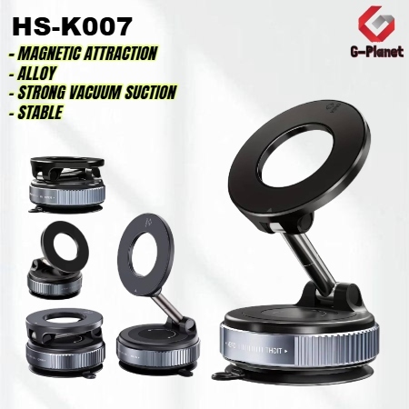 K007 Strong Magnetic Car Phone Holder Vacuum Suction Cup Phone Mount ...