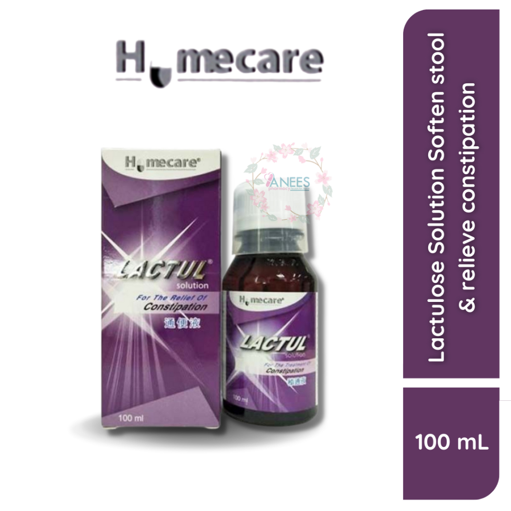 Homecare Lactul Solution 100mL - Soften Stool & Relieves Constipation ...
