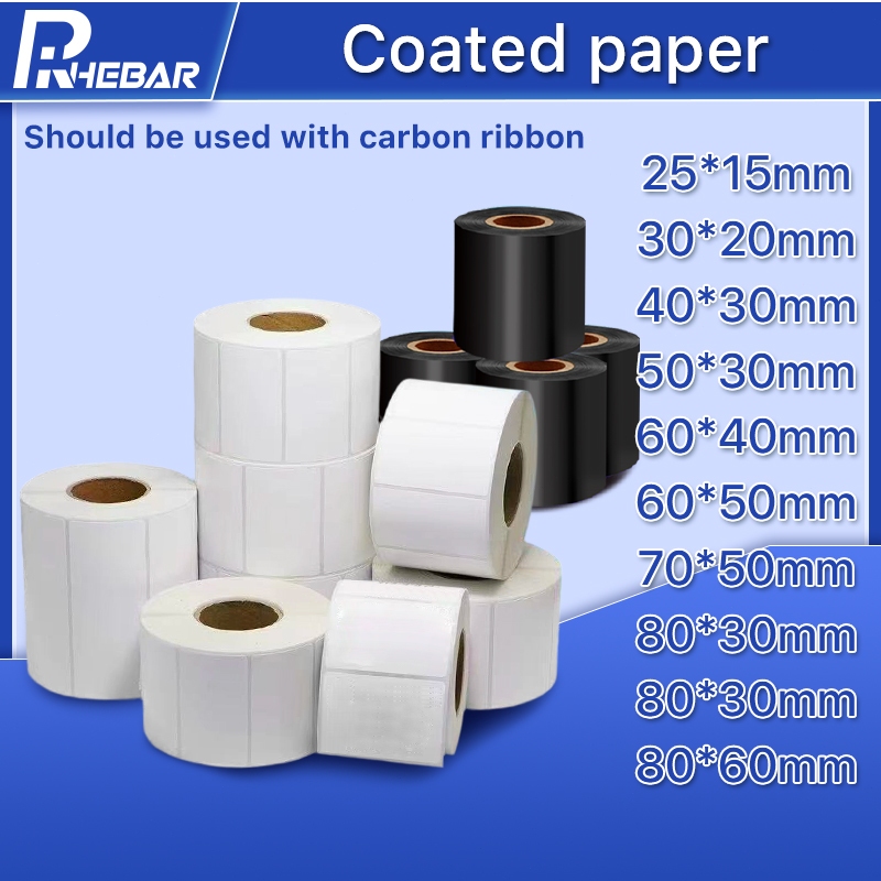 Rhebar Coated Labels Support Transfer Printer - For Shipping, Barcode ...