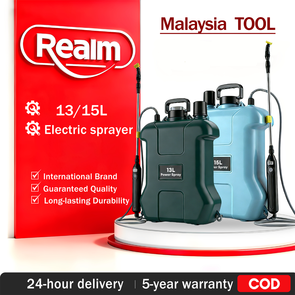 REAIM Spray Pam Racun Bateri Pump Tong Racun Manual Rumput Sprayer ...