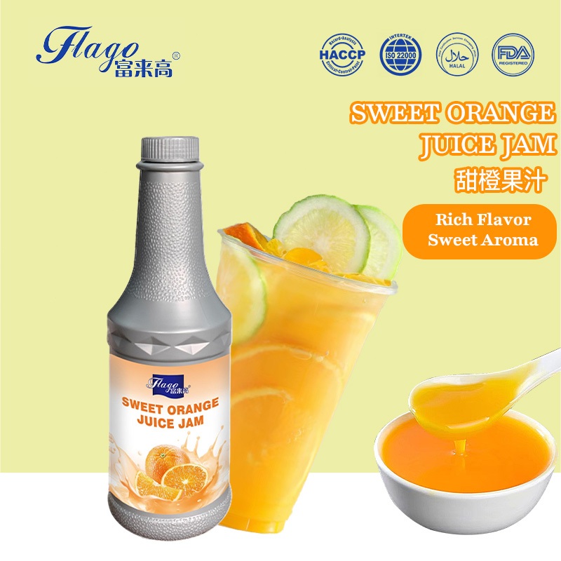 Flago Halal Sweet Orange Juice Concentrate Mango Fruit Flavors Beverage ...