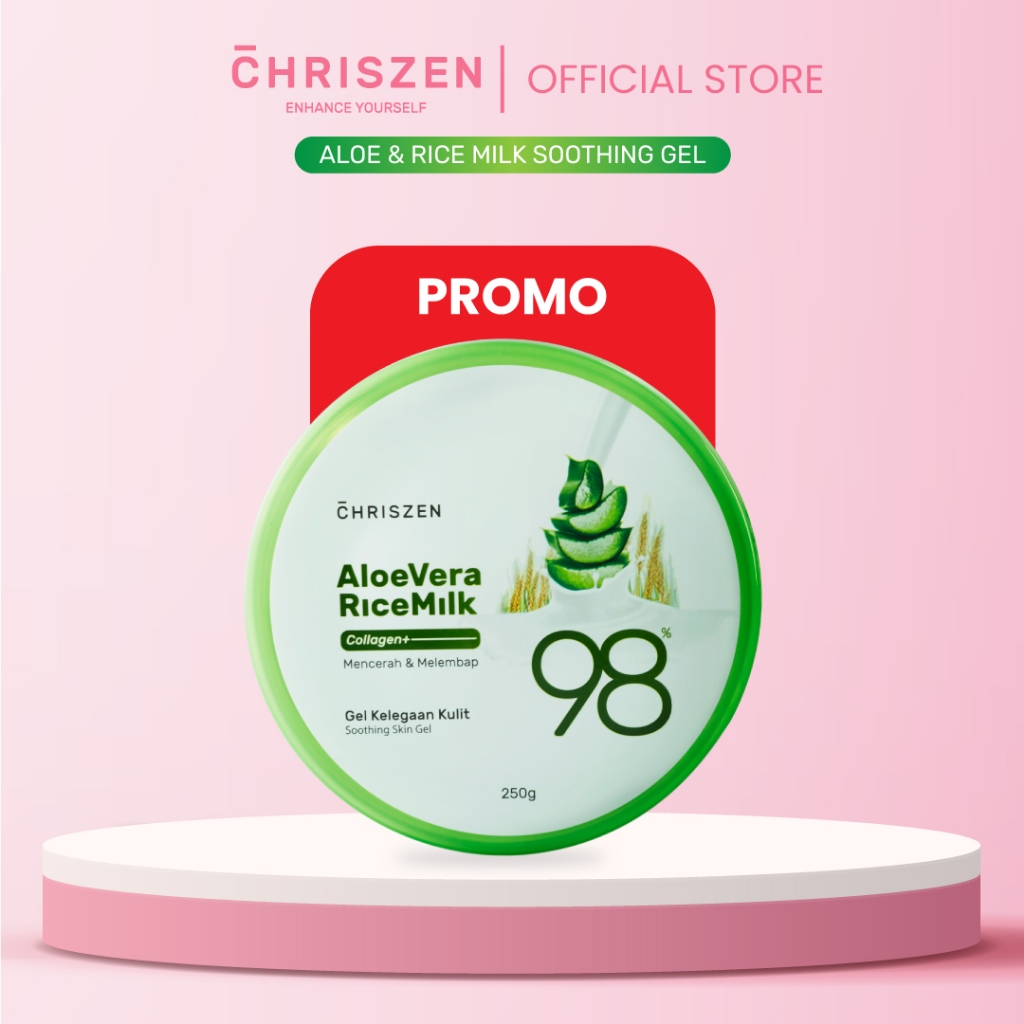 [CNY PROMO] Chriszen 98% Aloe Vera & Rice Milk Collagen Plus - Soothing ...
