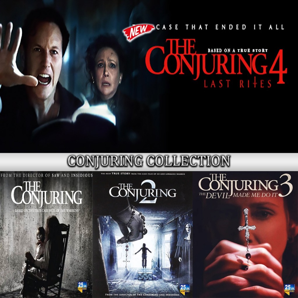 PG-BLURAY ENGLISH MOVIE : The Conjuring Collection 1-4 | Shopee Malaysia