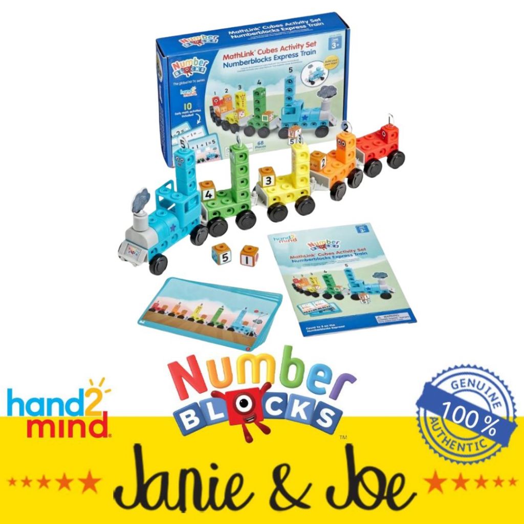 Numberblocks Express Train MathLink Cubes Activity Set by hand2mind ...