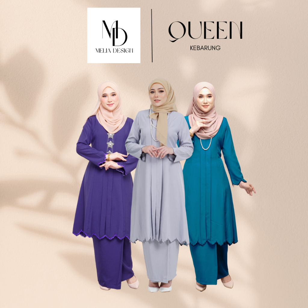 KEBARUNG QUEEN BY MELIA DESIGN SULAM BIKU PLAIN COTTON SILK PREMIUM ...