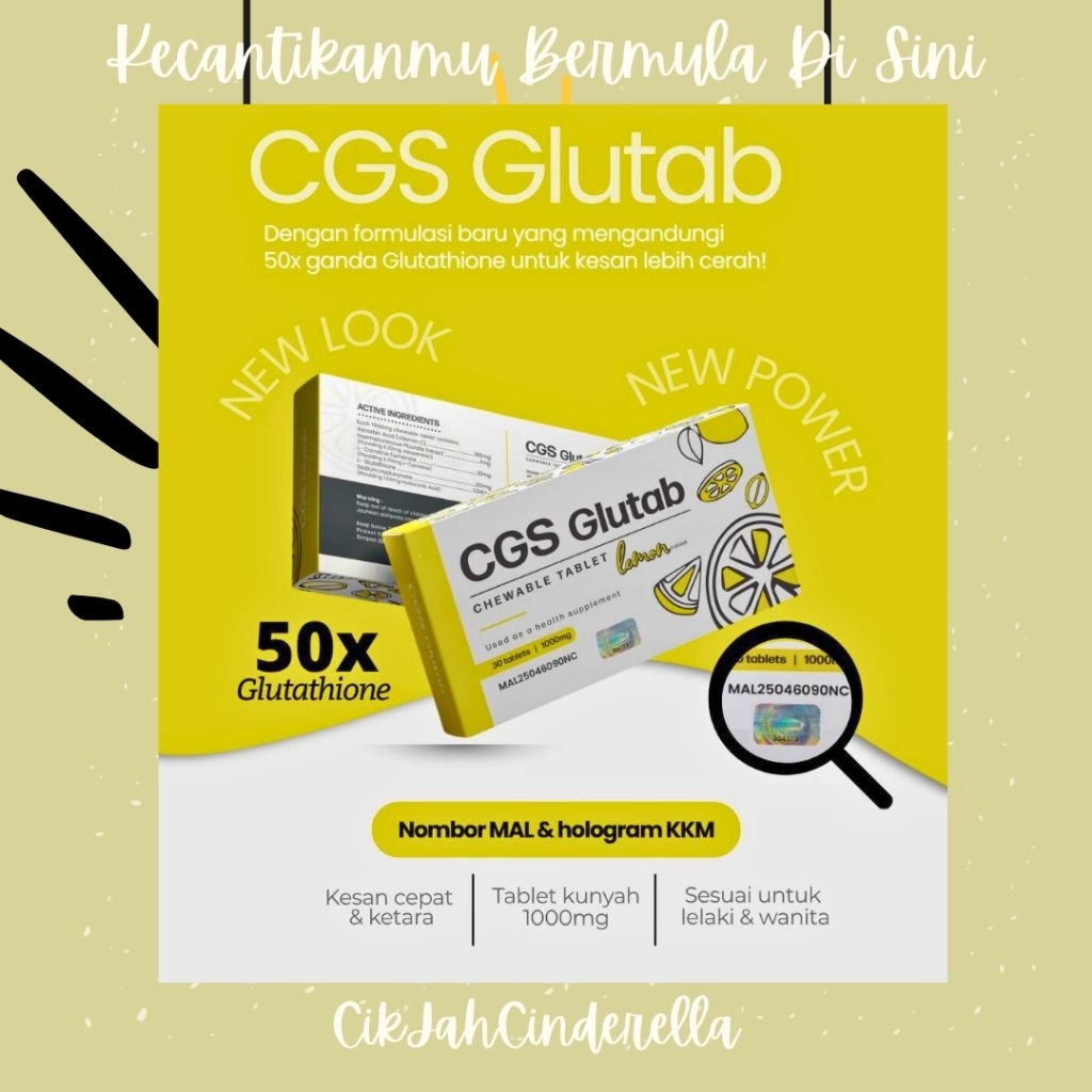 cinderella glutathione capsule CikJahMall, Online Shop