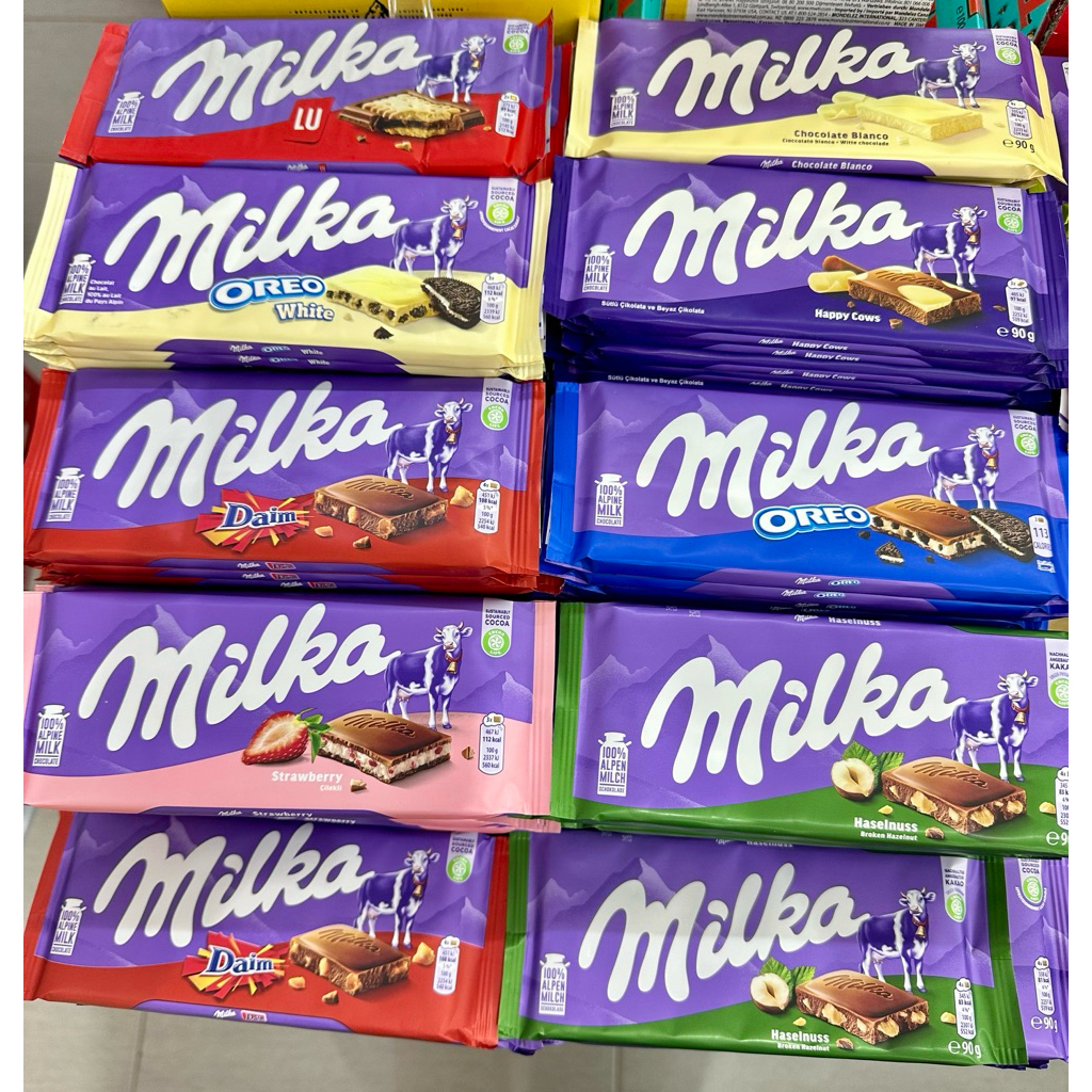 MILKA CHOCOLATE COLLECTION BAR ALL FLAVOUR 100g | Shopee Malaysia