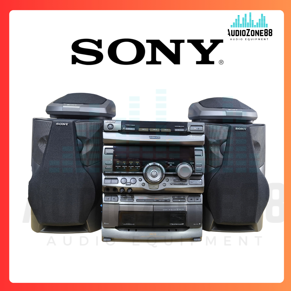Sony Mini Hifi Component System with VCD Radio Cassette Tape Player MHC ...