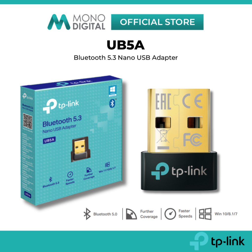 TP-LINK UB500 / UB5A / UB500 PLUS WIRELESS BLUETOOTH 5.3 / 5.4 NANO ...