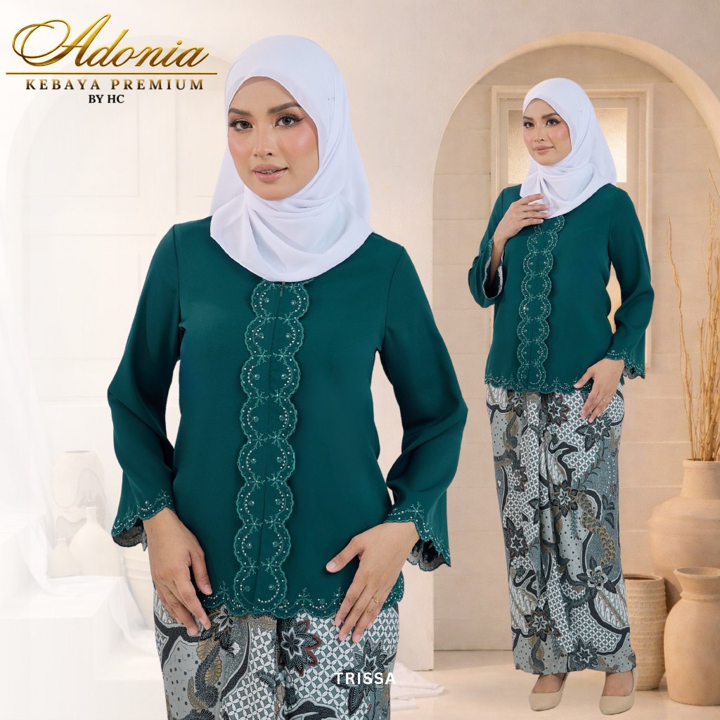 TRISSA : [ 1SET ] [ BUY 1 FREE 1] ELLARA BAJU KURUNG KEDAH MODEN ...