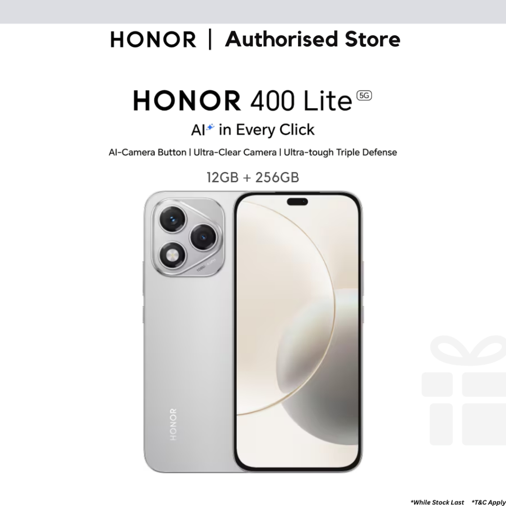 [DISPLAY UNIT] HONOR 400 LITE 5G GREY | 12+256GB | AI-Camera Button ...