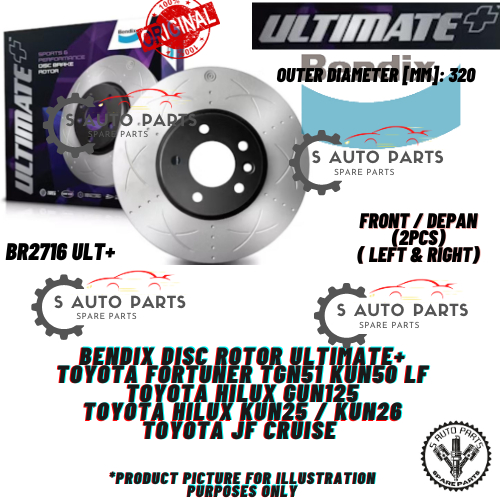TOYOTA FORTUNER TGN51 KUN50 LF / HILUX GUN125 / KUN25 / KUN26 / JF ...