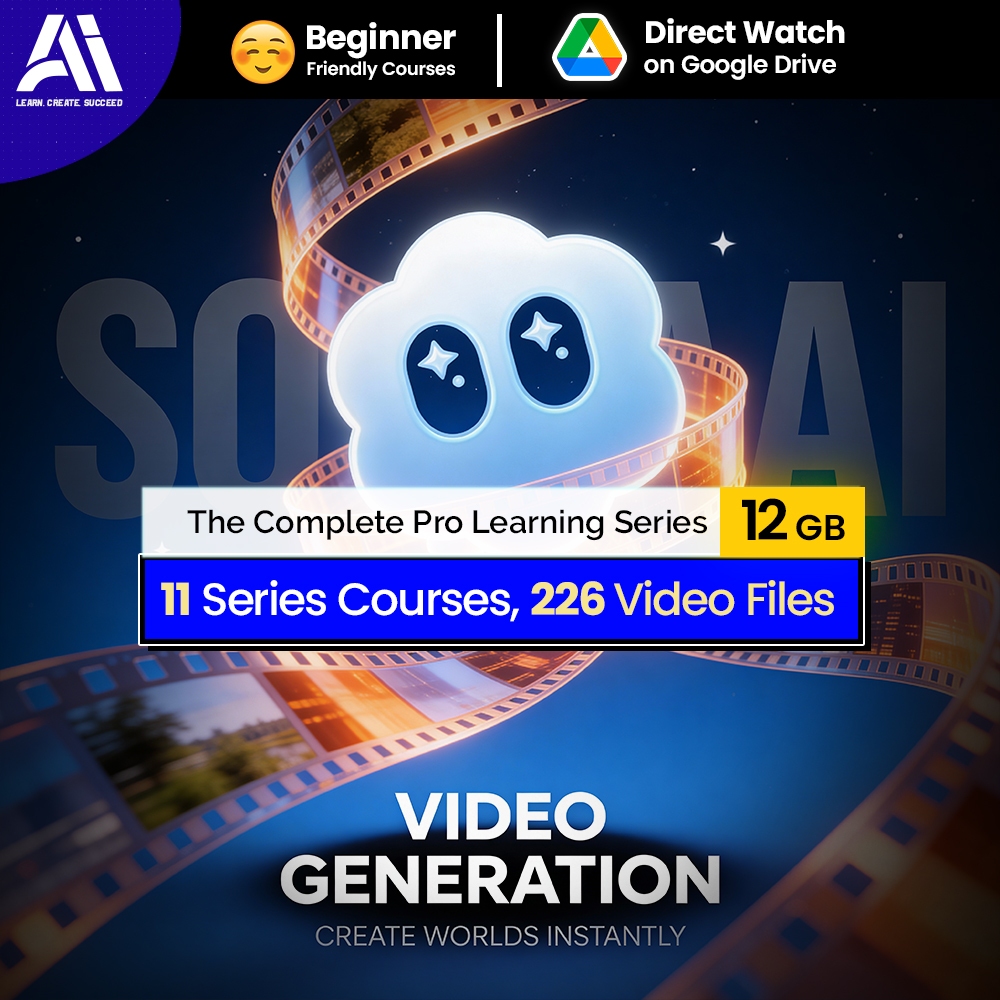 226 SORA Ai Video Course | Ai Filmaking With SORA ai | Learn SORA Ai ...