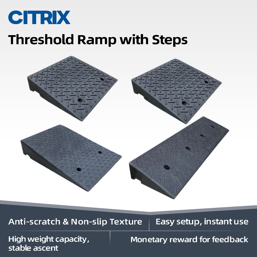 📢Ready Stock📢Step slope pad HEAVY DUTY rubber curb ramp Car Kerb Ramp ...
