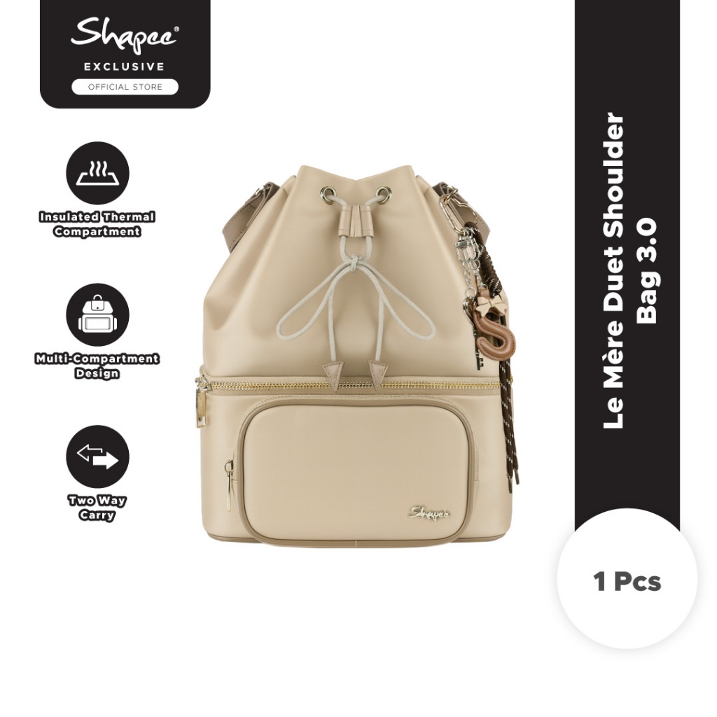 Shapee Exclusive Le Mère Duet Shoulder Bag 3.0 - Breast Milk Bag ...