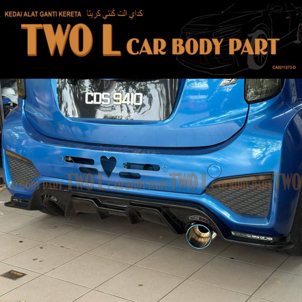 myvi icon mg2 rear diffuser pu R design lafiga model icon 1.5 se bumper ...
