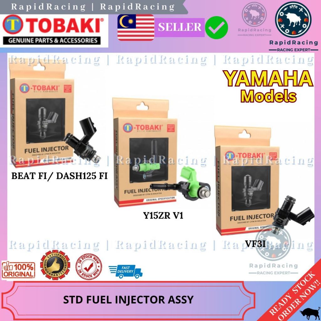 TOBAKI STANDARD FUEL INJECTOR Y15ZR Y16ZR FZ150I LC135 FI NMAX NVX SRL ...