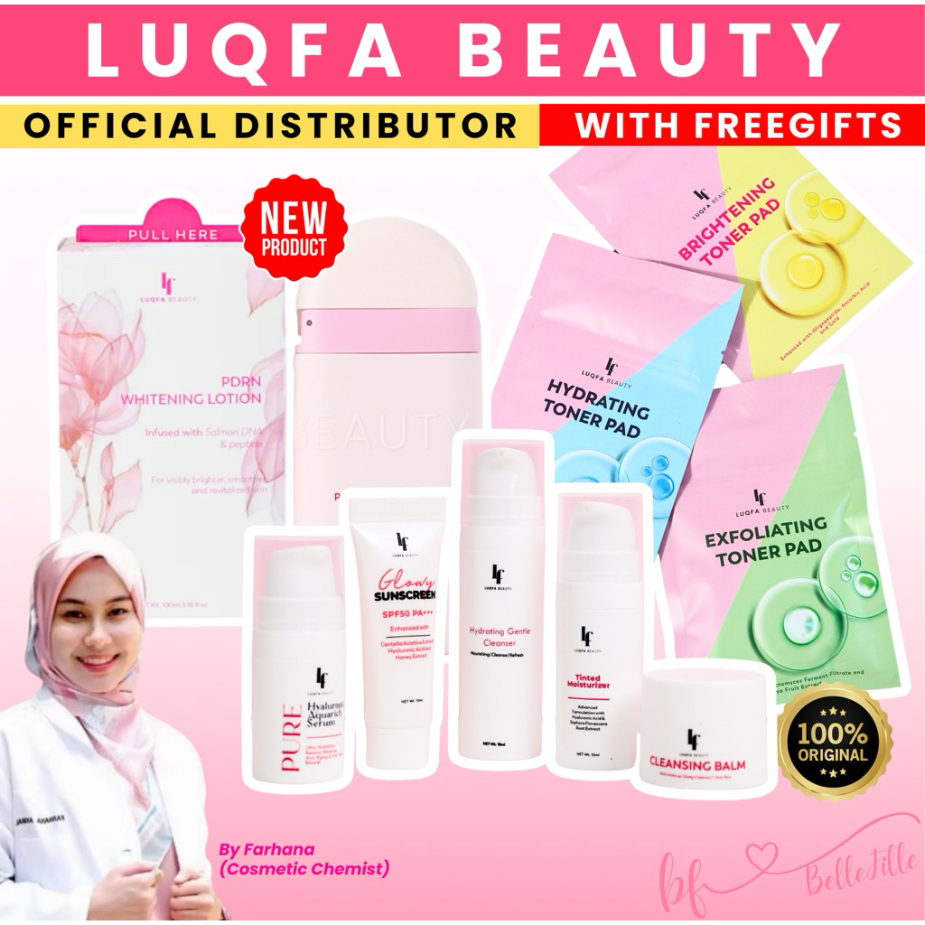 LUQFA BEAUTY SKINCARE MINI TRIAL With FREEGIFTS (Cleanser Moisturizer ...
