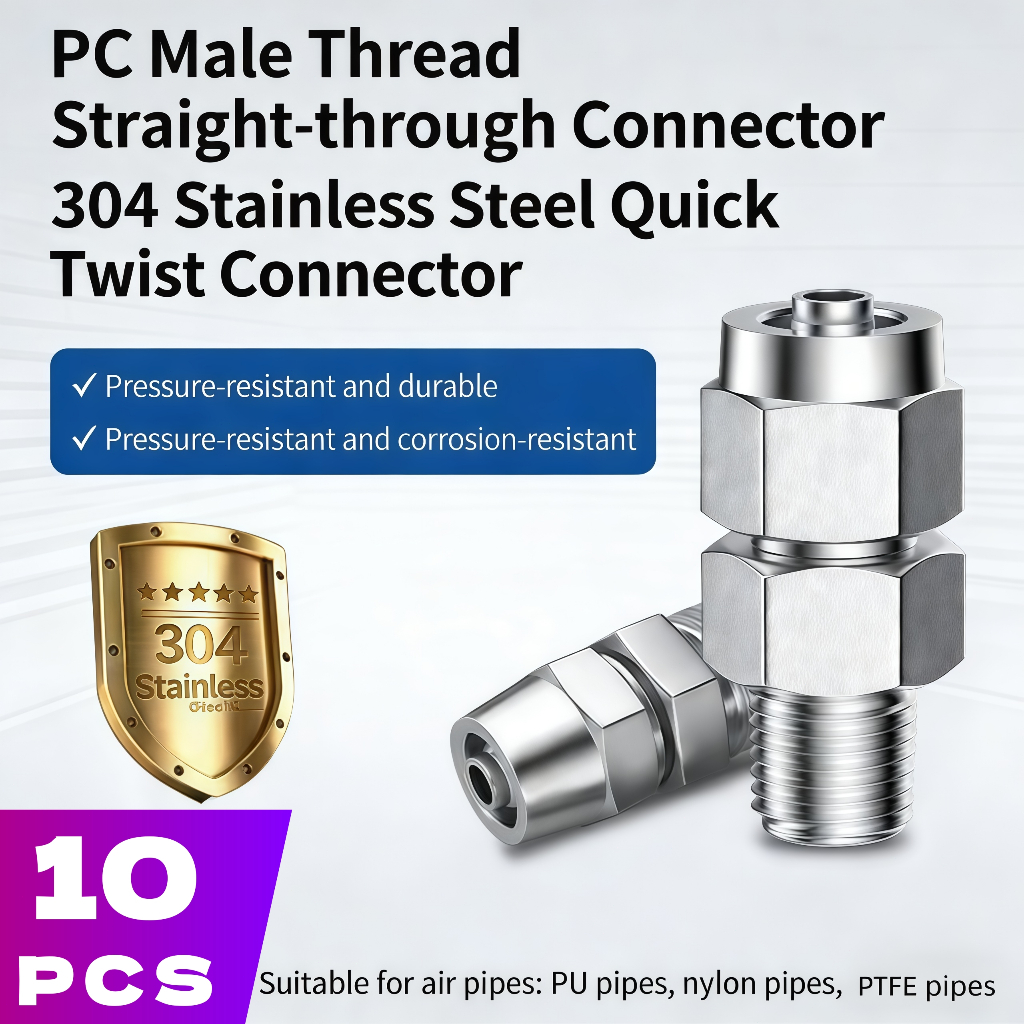 Pack of 10) Pneumatic Air Hose Quick Couplers KPC Thread 1/8 3/8 1/2 1/ ...