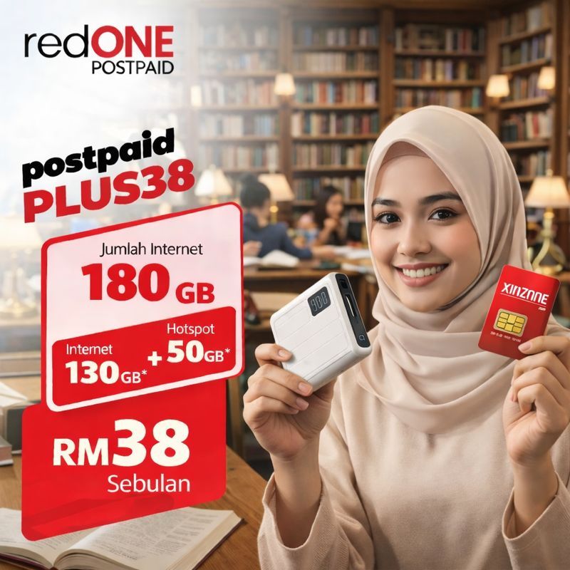 redONE Mobile 5G PostpaidPlus38 (Switch to redONE (MNP) - FREE 10 ...