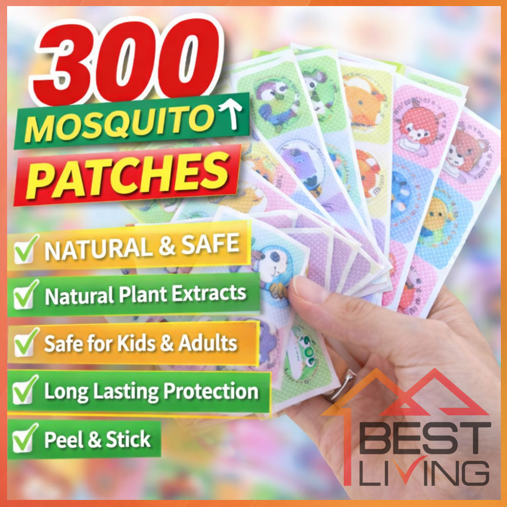 300Pcs Anti Mosquito Patch Essential Oil Cartoon Mosquito Repellant ...