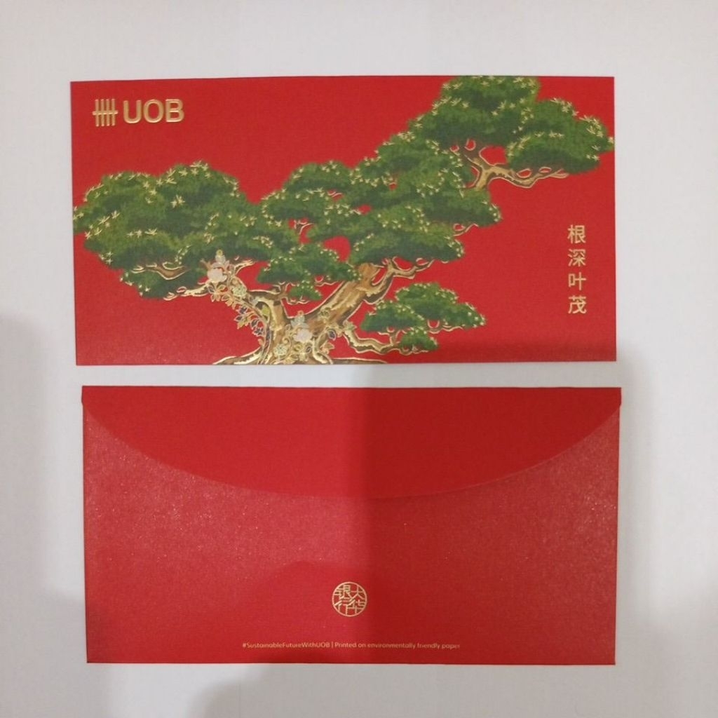UOB Bank 2026 CNY Red Packet Ang Pow (1set - 8pcs) | Shopee Malaysia