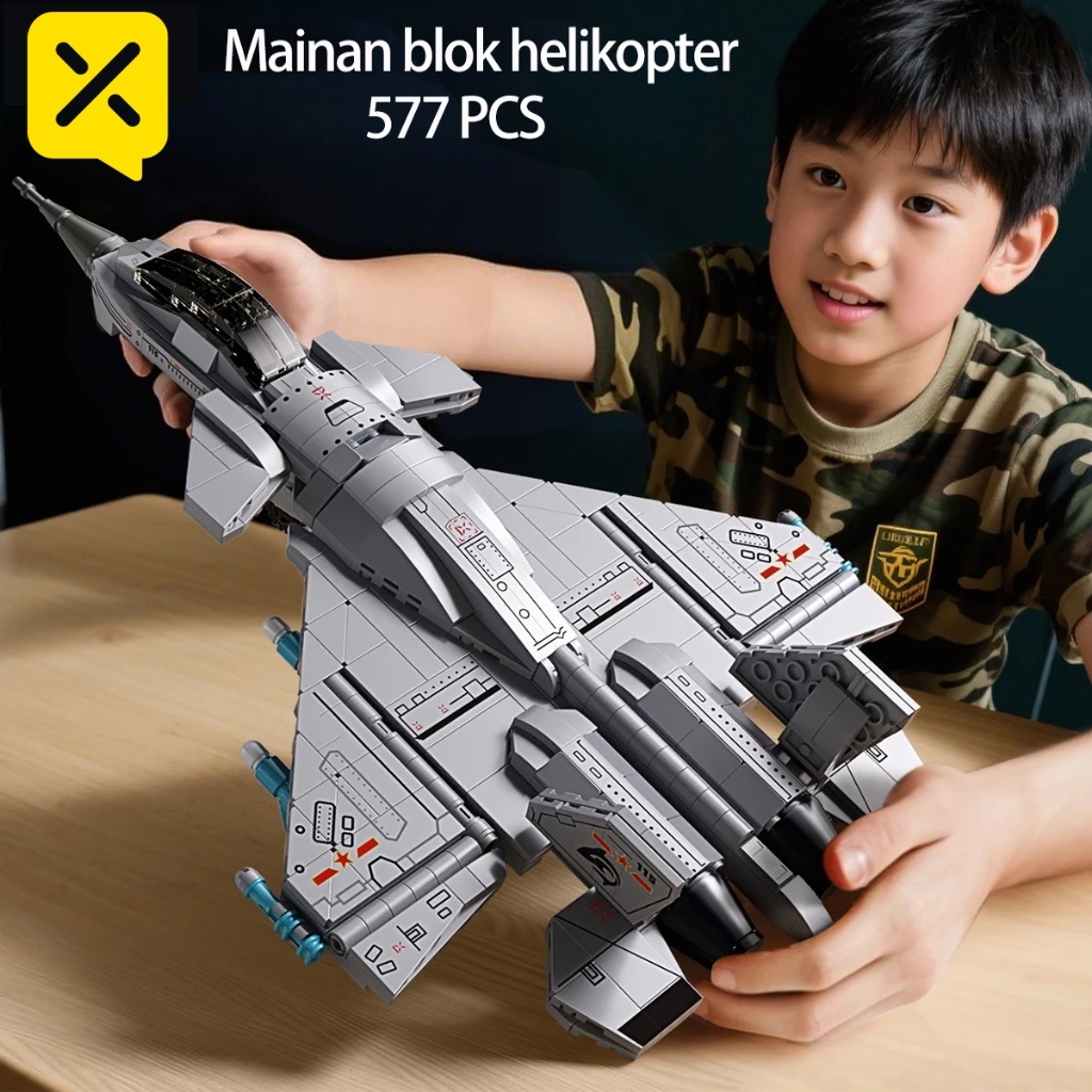 Airplane Building Blocks model Fighter Jet Building Blocks Military ...
