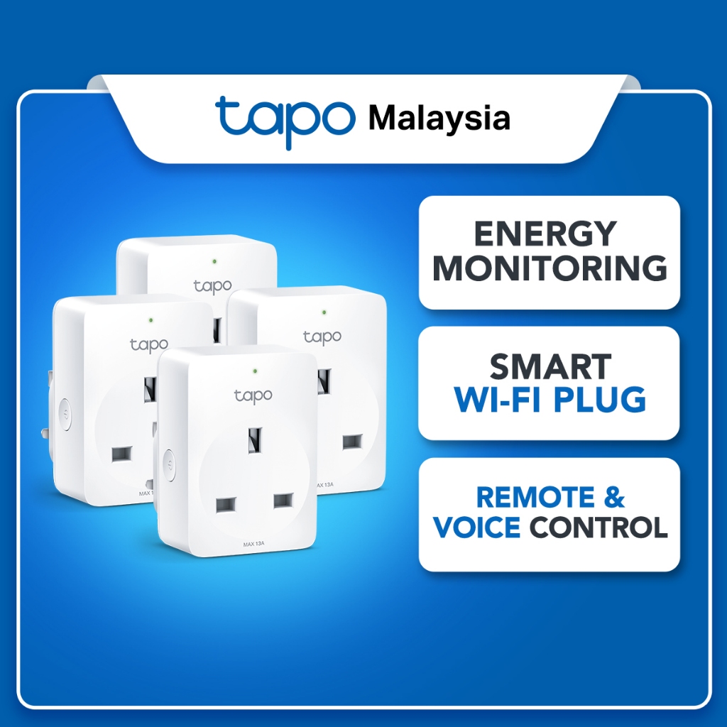 TP-Link Support Energy Monitoring Mini Smart Wi-Fi Socket& Plug (4 Pack ...