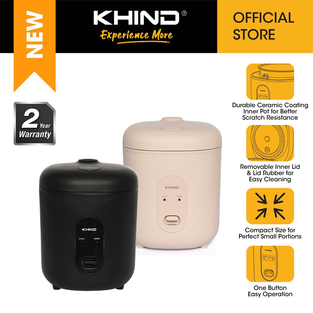 KHIND Mini Jar Rice Cooker RCJ306C | Shopee Malaysia