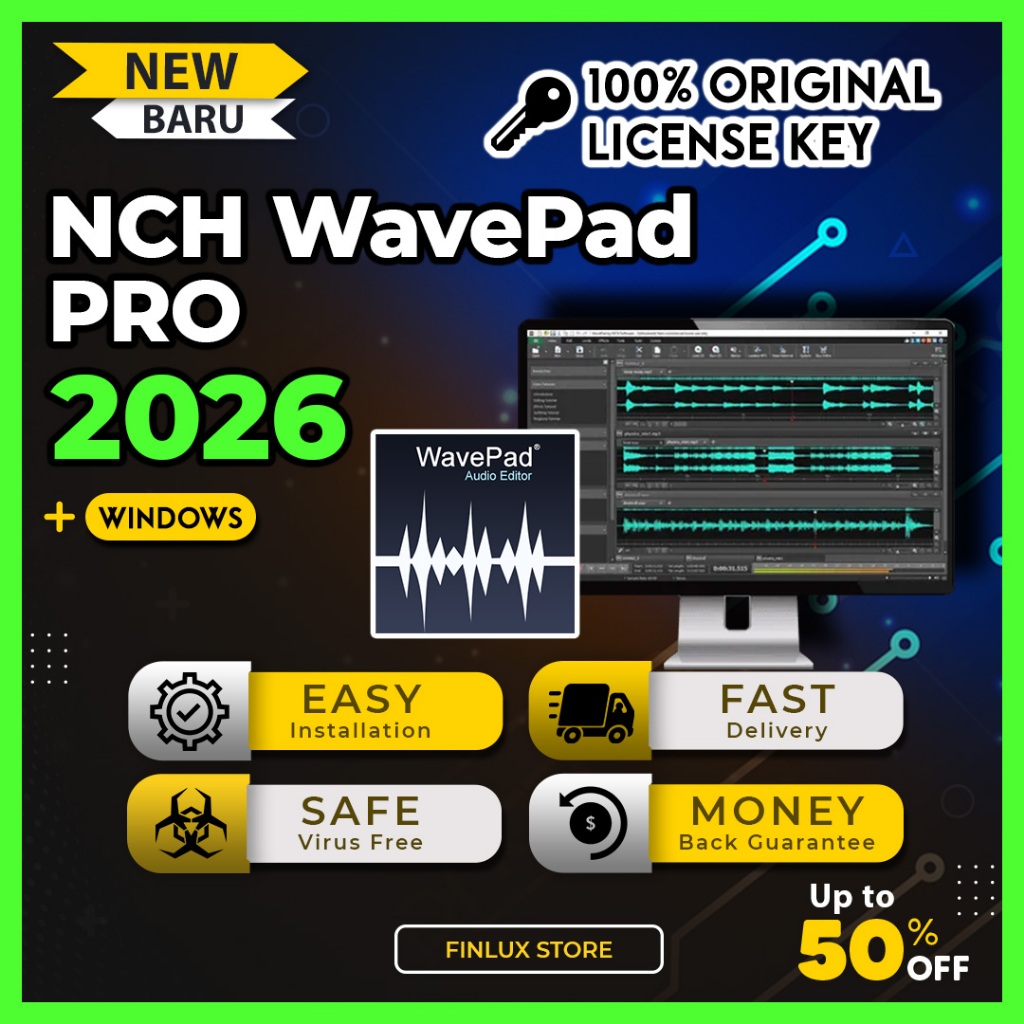 NCH WavePad Sound Editor Masters Edition v24.02 Serial Key Latest 2026 ...
