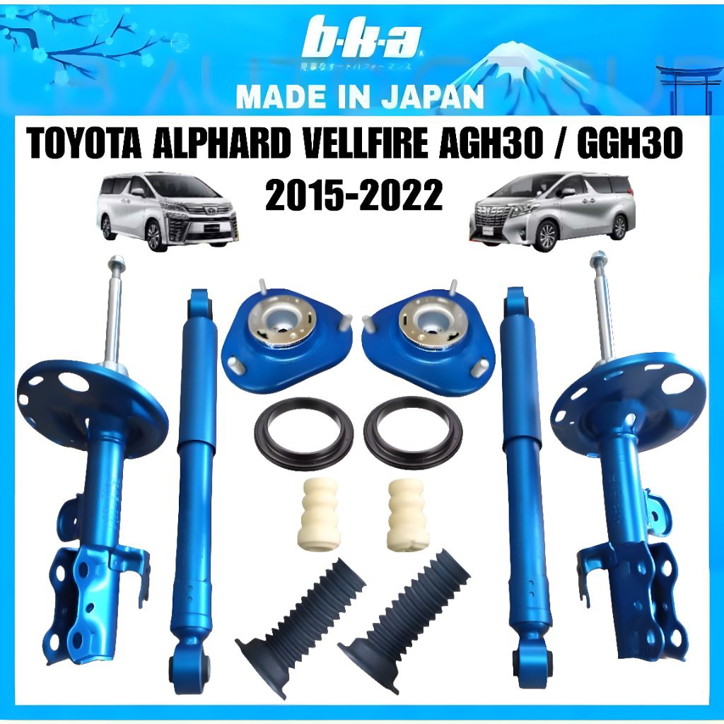 HEAVY DUTY BKA SAME KYB RS ULTRA QUALITY TOYOTA ALPHARD VELLFIRE AGH30 ...