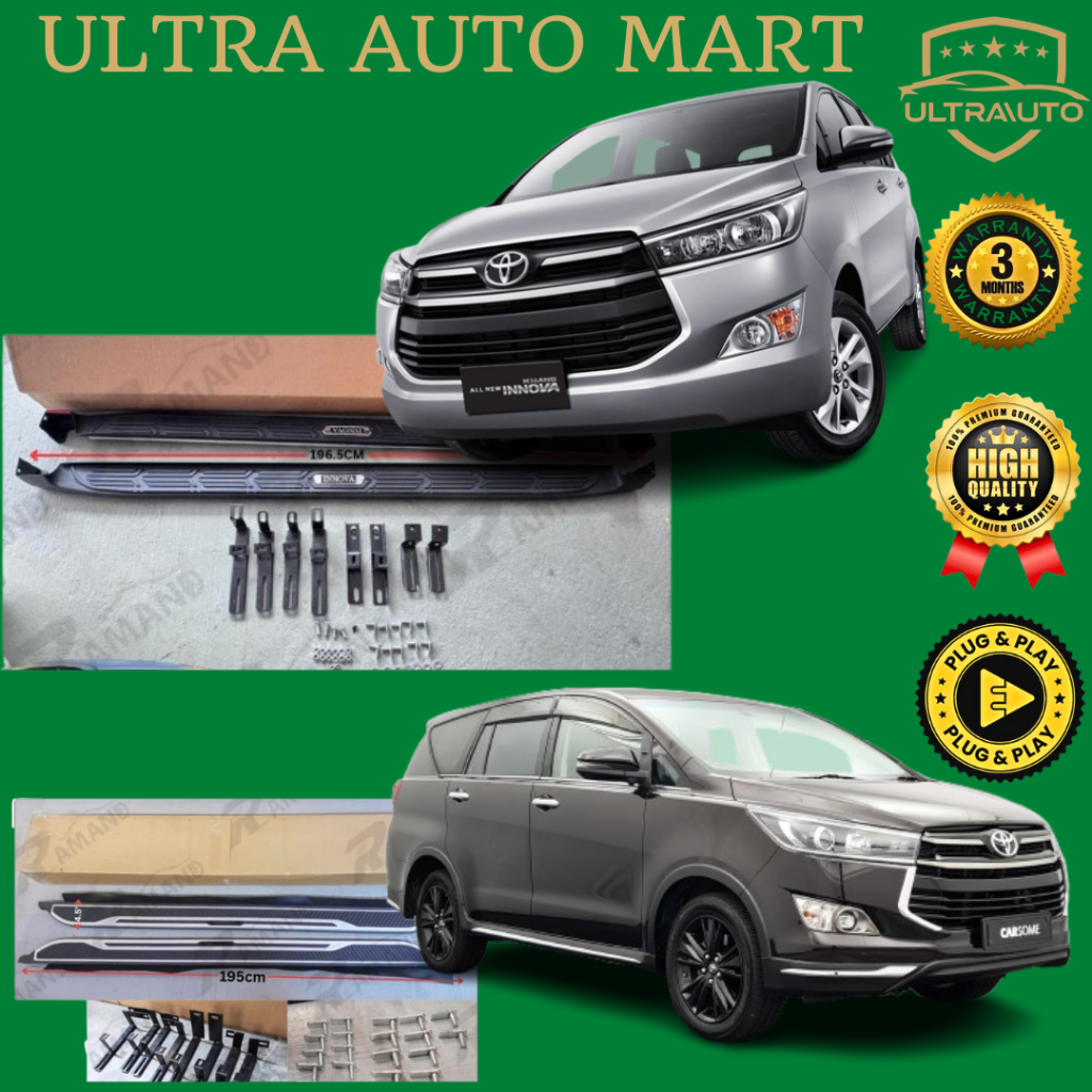 TOYOTA INNOVA FACELIFT 2016 - 2021 2.0X 2.0G WITH SIDE SKIRT SIDE STEP ...