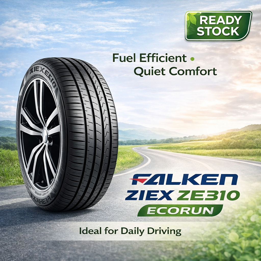 ✓ Falken Ziex ZE310 Ecorun Tyre 15 16 17 18 Inch FREE