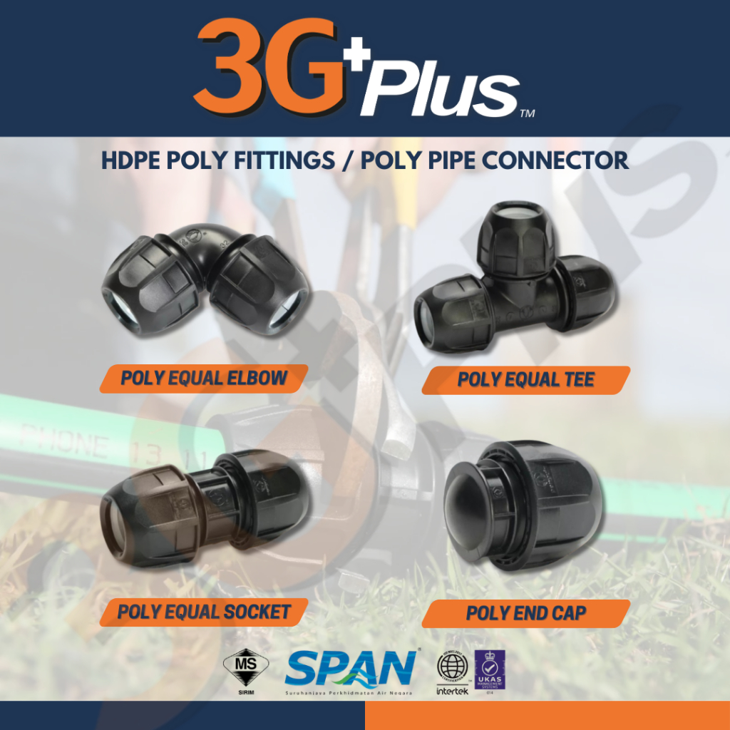 HDPE Smart Compression Poly Fitting / Poly Fitting / Poly Pipe ...