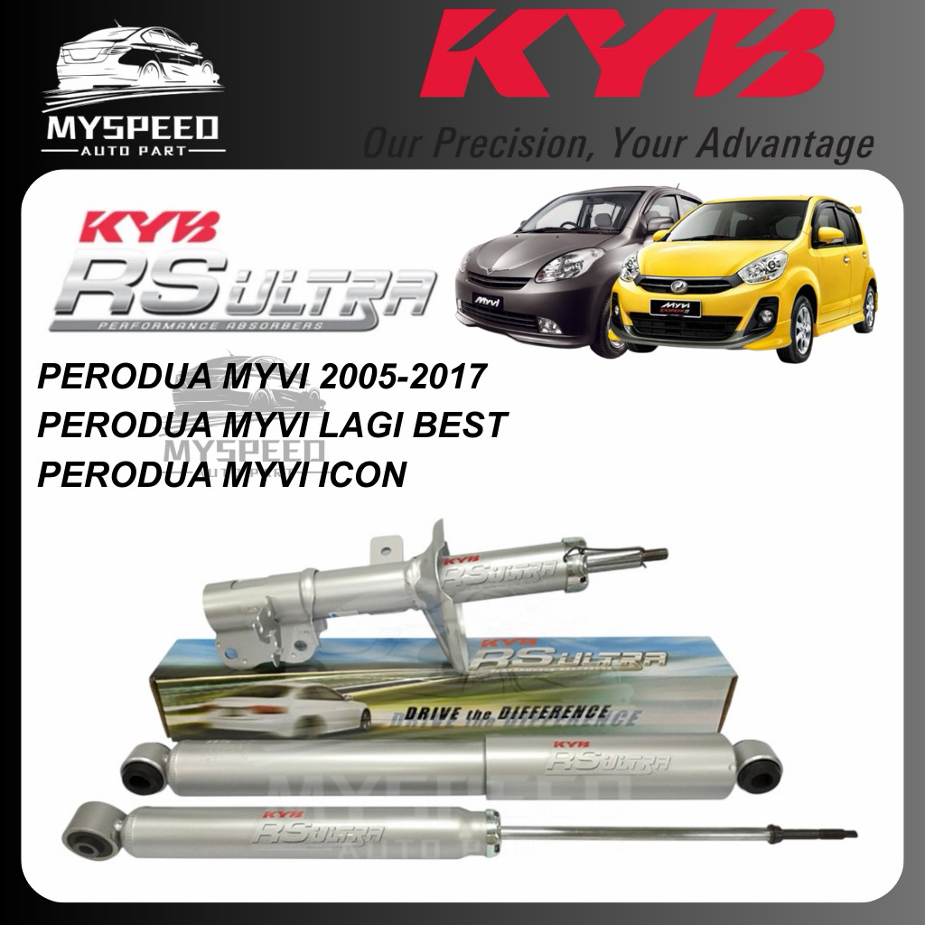 ORIGINAL KYB RS ULTRA PERODUA MYVI 2005-2017 MYVI FIRST MODEL MYVI LAGI ...