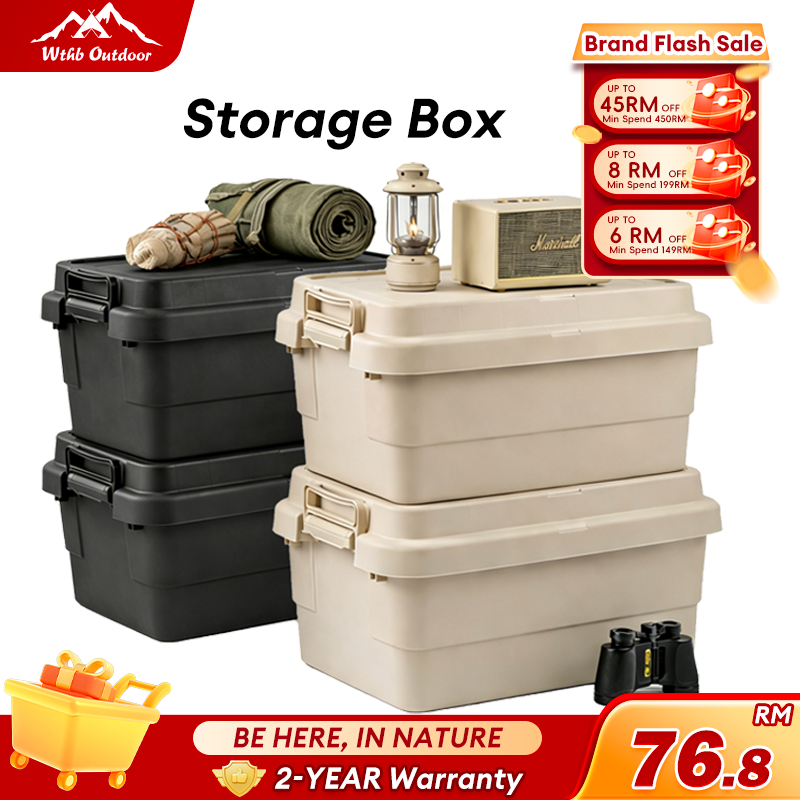 WTHB Storage Box 50L/70L Multifunction Bekas Simpanan Kotak Penyimpan ...