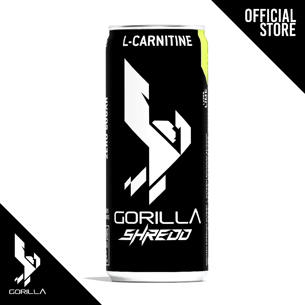 gorilla l carnitine Shredd Electric Grape 325mL L-Carnitine Fat Burner L-Carnitine- 1500mg of L-Carnitine Vitamin C- 200mg of Vitamin C. Vitamin C contributes to immune system function GORILLA Hurricane Bold Pomelo 325ml Recommended for Gorilla Mind Energy offers a guilt Our Carnitine product, Gorilla Mode