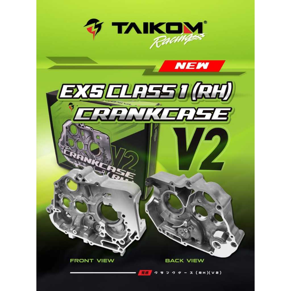 TAIKOM RACING EX5 CLASS 1 RH EX5 DREAM ENGINE CRANKCASE V2 FULL WELDING ...