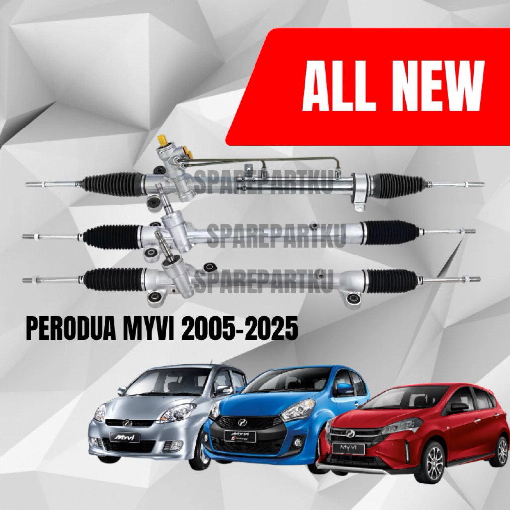PERODUA MYVI 2005-2025 STEERING RACK MYVI OLD MYVI LAGI BEST MYVI ICON ...
